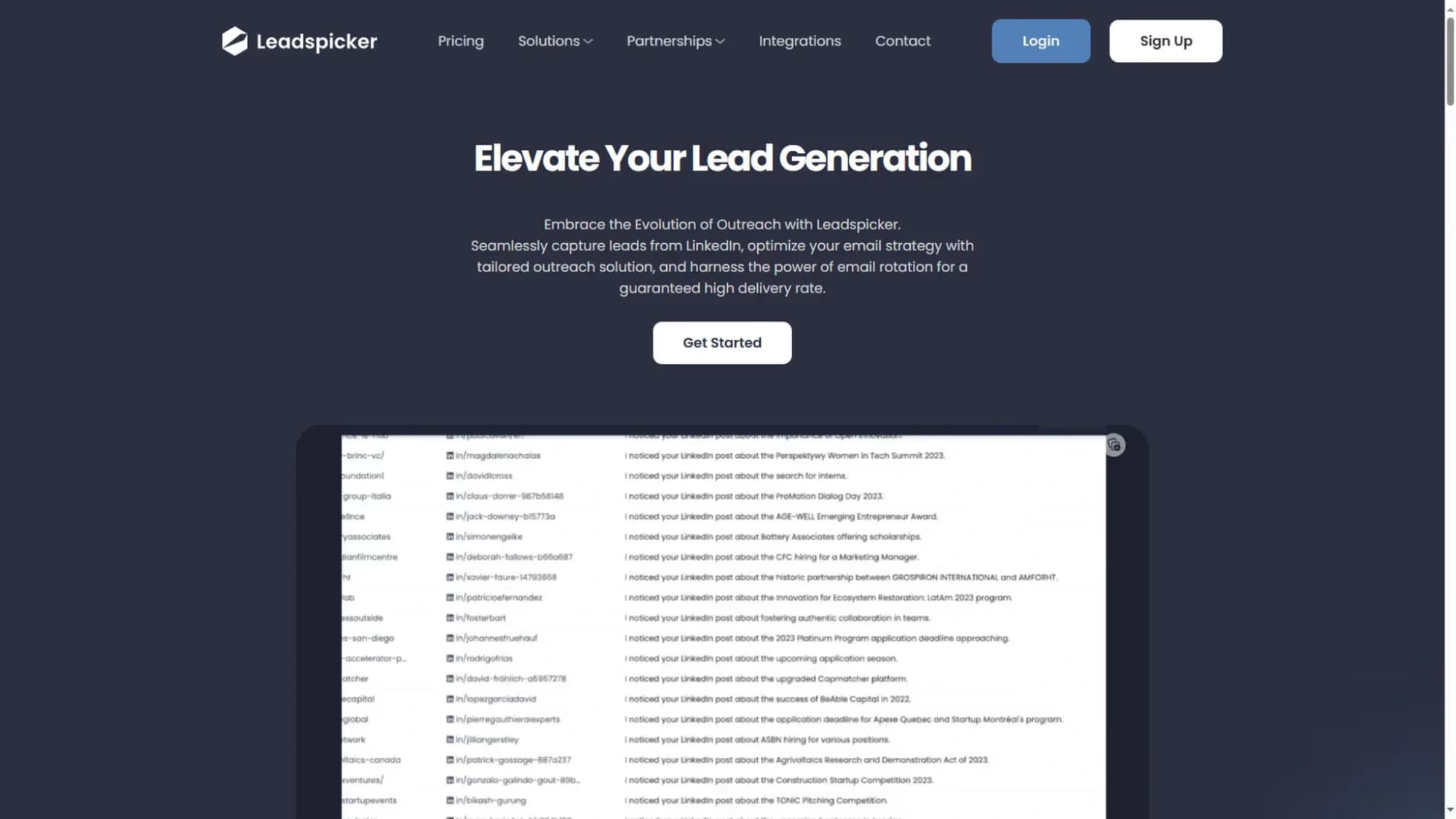 Leadspicker